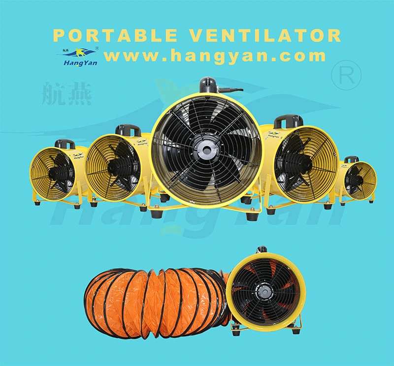 Hot Sales Hangda Fan Industrial Ventilation Exhaust Fans Portable 8′′-24′′