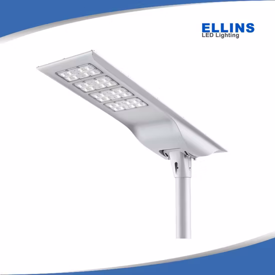 Iluminación exterior Energía solar Lámpara de césped y jardín MPPT Luz de calle LED con energía solar integrada