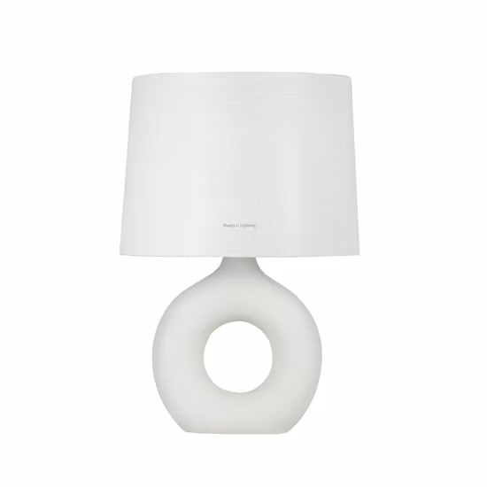 Mini lámpara de escritorio de dormitorio de lámpara de cerámica de mesa de acento creativo para luz de estudio